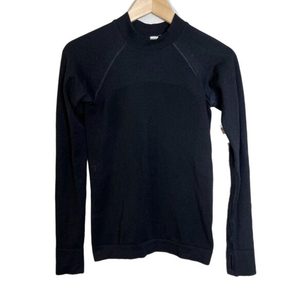 Lululemon Keep the Heat Thermal Long-Sleeve Shirt Size Small Wool Blend Base Lay - Picture 1 of 4